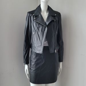 NWT Lamarque Riley Leather Moto Jacket S